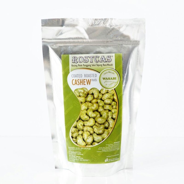 

Ready Kacang Mente Rasa Wasabi Dari Rostcas Mede Mete Cashew Nut