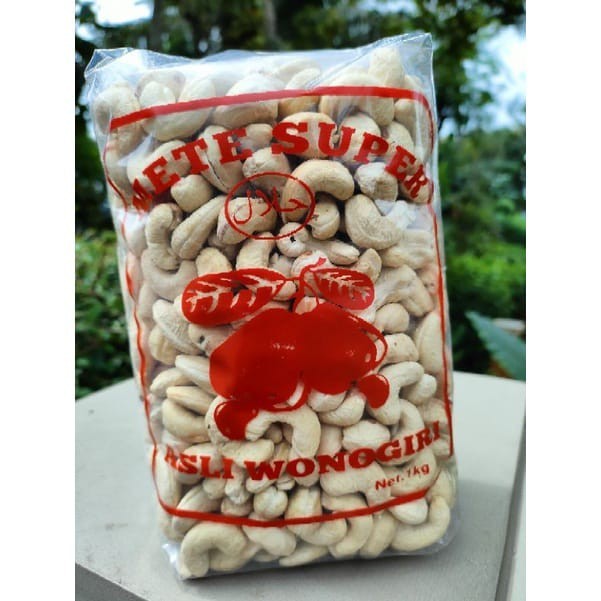 

Ready Kacang Mete Super Premium Jumbo Wonogiri 1Kg