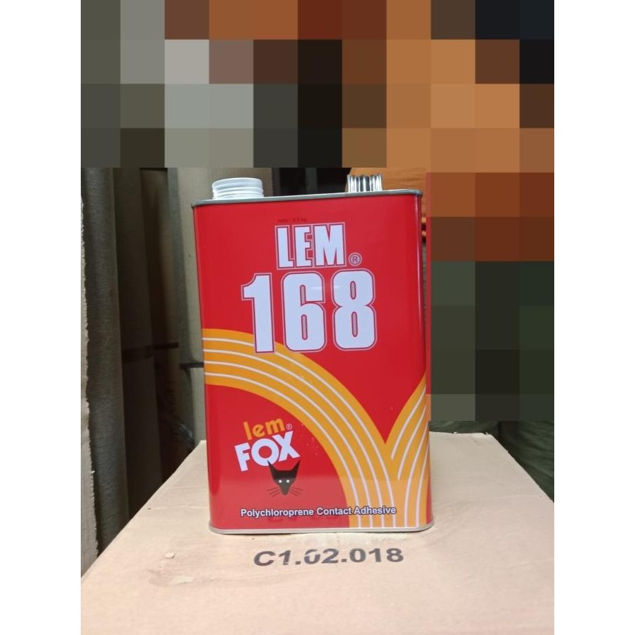 Ready LEM 168 POLOS BLEK LEM FOX 168 LEM KUNING LEM KAYU 168 FOX POLOS