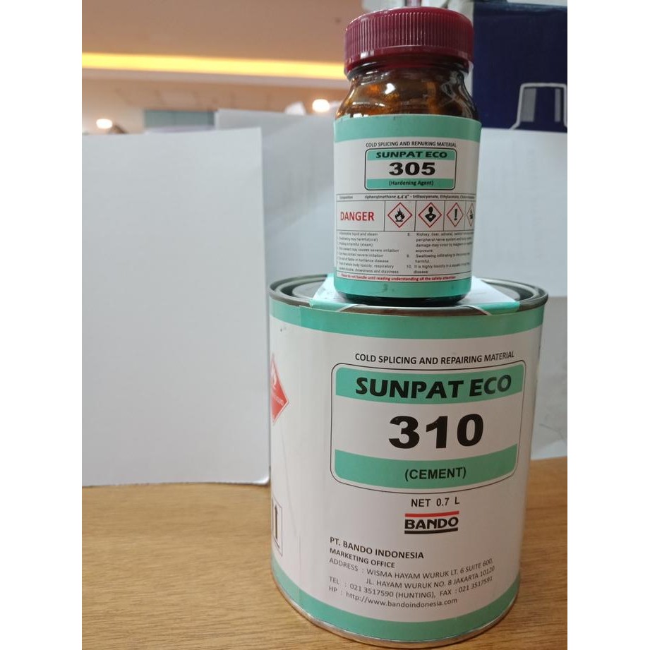 Ready Sunpat eco 310 lem karet bando