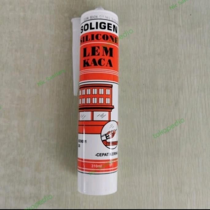 Ready Lem botol kaca SOLIGEN / lem silicone silikon kaca botol SOLIGEN