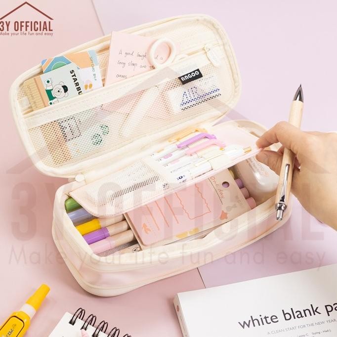 

3Y ANGOO COLLAPSIBLE PENCIL CASE KOTAK PENSIL AESTHETIC