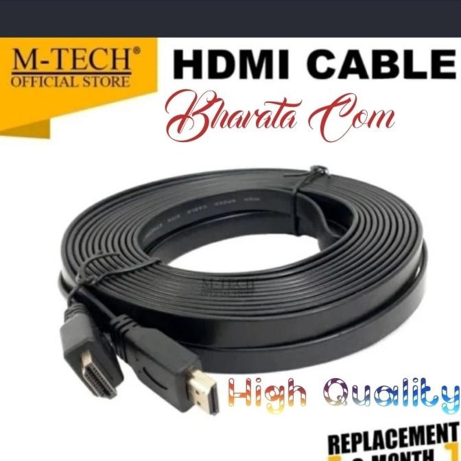

Diskon! KABEL HDMI TO HDMI FLAT VERSI 1.4 3D MALE TO MALE