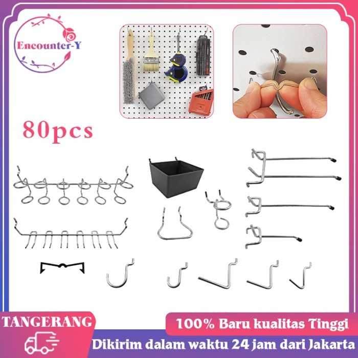 Pegboard Hook Triangle Hook Ram Pengait Pegboard Gantungan Pegboard