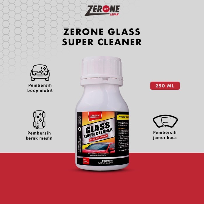 TERBARU Zerone Glass Super Cleaner Pembersih Jamur Kaca Dan Body Mobil PROMO