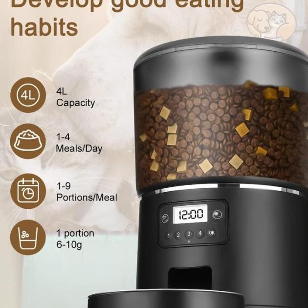 Automatic Pet Feeder Mesin Disser Makanan Otomatis Kucing Anjing