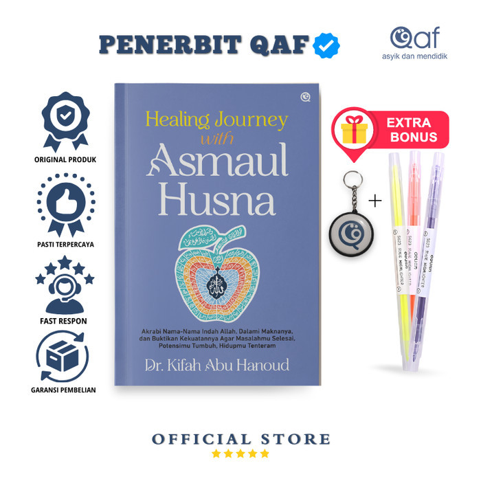 

WarQaf-Buku Healing Jurney with Asmaul husna Free Bubble wrap