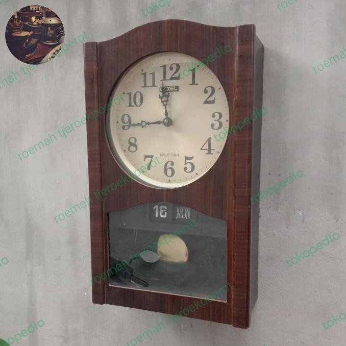 Jam Dinding Jadul Lexel Japan Baterai Jam Antik Lawas Harga Spesial