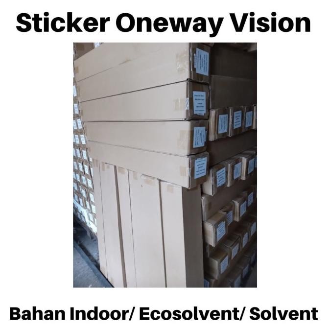 

Sticker Oneway Vision Polos (Roll) | Uk. 1,06 - 1,27 - 1,52 M Terbaik