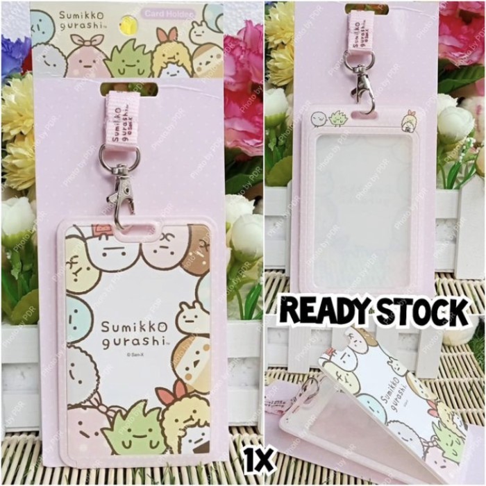 

ID Card Holder Poly w Neck Strap Sumikko Gurashi Original