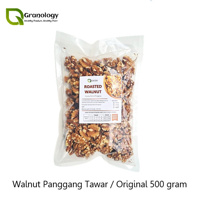 

FREE ONGKIR Kacang Walnut Oven / Roasted Walnut (500 gram) by Granology