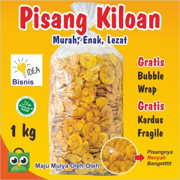 

HEMAT KERIPIK PISANG MADU MANIS 1 KG MURAH / KERIPIK PISANG LAMPUNG / KEPOK