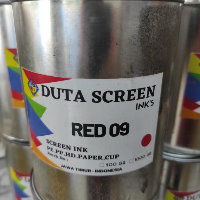 

NEW Tinta Duta Screen Red 09 1kg