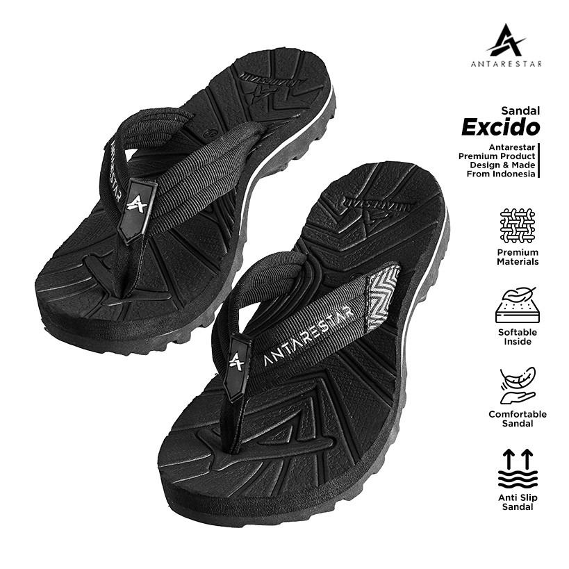 Sepatu Wanita ANTARESTAR Official - Sandal Gunung Sendal Jepit Outdoor Sandal Excido Sendal Gunung