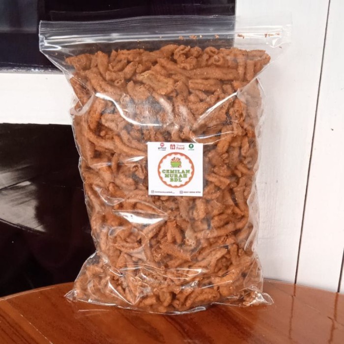 

LIMITED EDITION Keripik Usus Pedas 1 KiloGram / (FREE PACKING KARDUS)