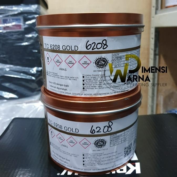 

TERBARU - Tinta Offset Cemani Toka - TC 6208 Gold