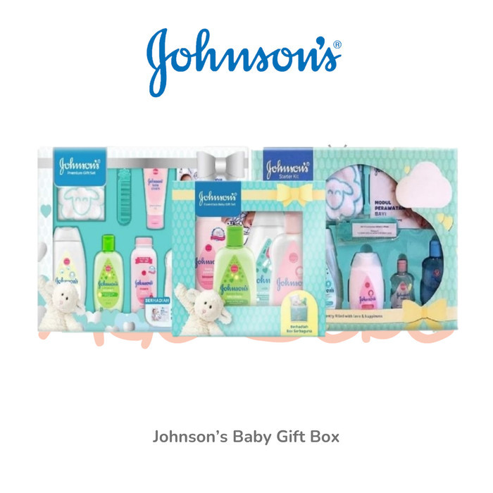 TERUJI Johnson's Baby Gift Set Paket Hadiah Perlengkapan Mandi Bayi