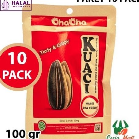 

Kuaci Cha Cha 100 Gr Paket 10 Bungkus Aci Bunga Matahari