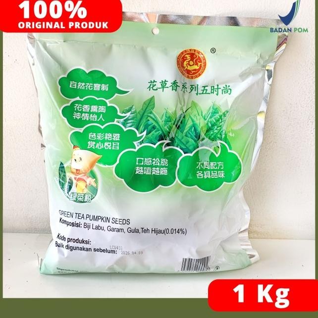 

Kuaci /Aci Rasa Teh Hijau / Green Tea Labu 1Kg Chen Liang Ji