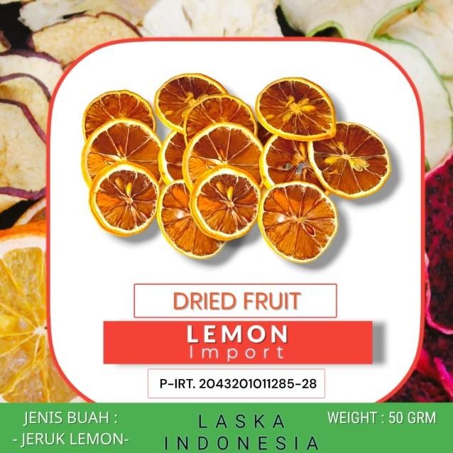 

Dried Fruit All Varian - 50 Gram / Buah Kering / Garnish Buah / Lemon Kering / Nanas Kering / Apel Kering