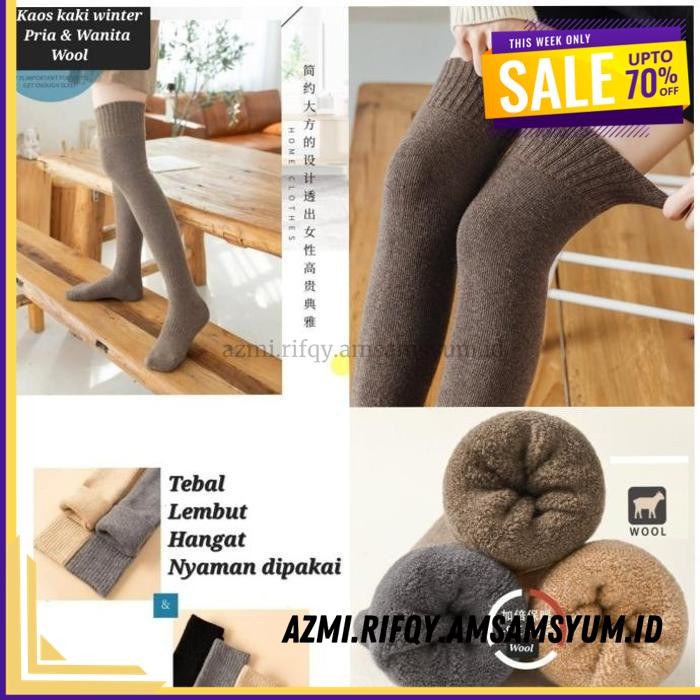 (DONE) KAOS KAKI MUSIM DINGIN WOL PANJANG / WINTER 012 BEST DEAL 