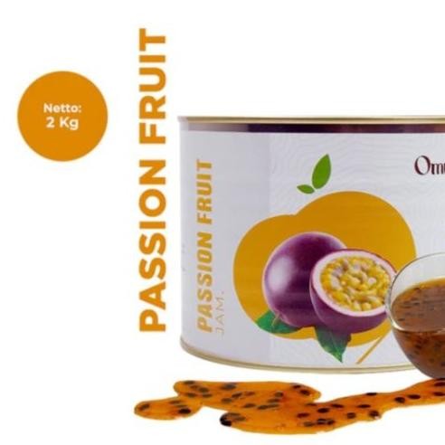 

Siap Kirim OMUGI yellow peach passion fruit Jam Selai Buah persik markisa 2kg