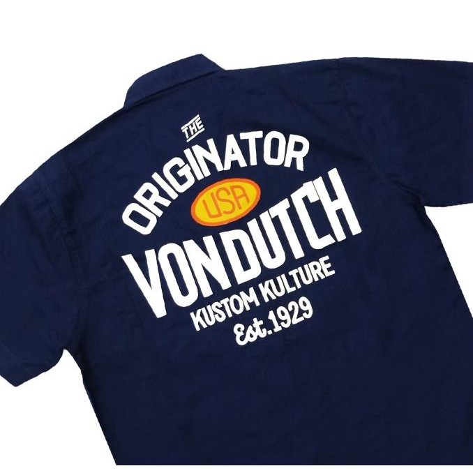 

BLUE- VON DUTCH WORKSHIRT 1313 NAVY BLUE