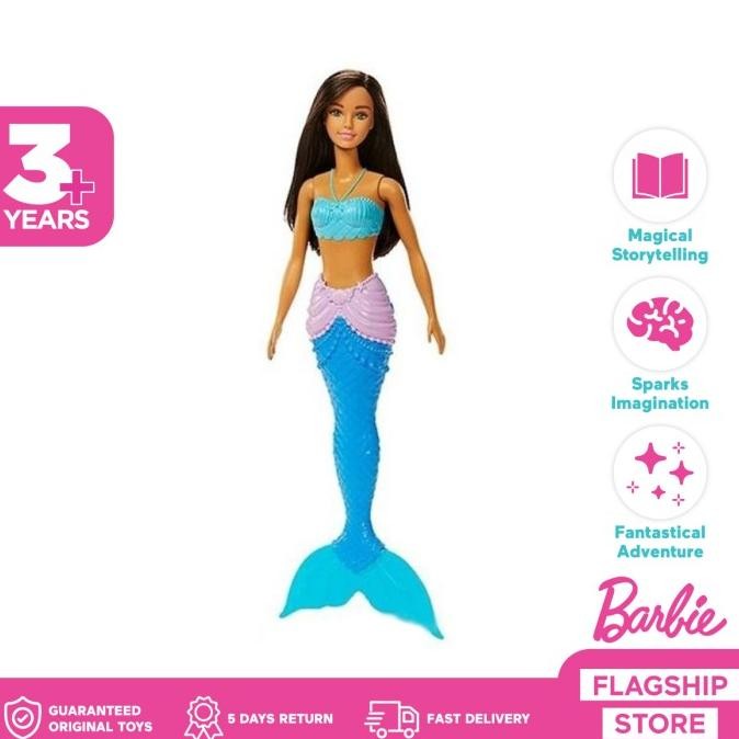 

BLUE- BARBIE DREAMTOPIA MERMAID BLUE BRUNETTE - MAINAN ANAK PEREMPUAN