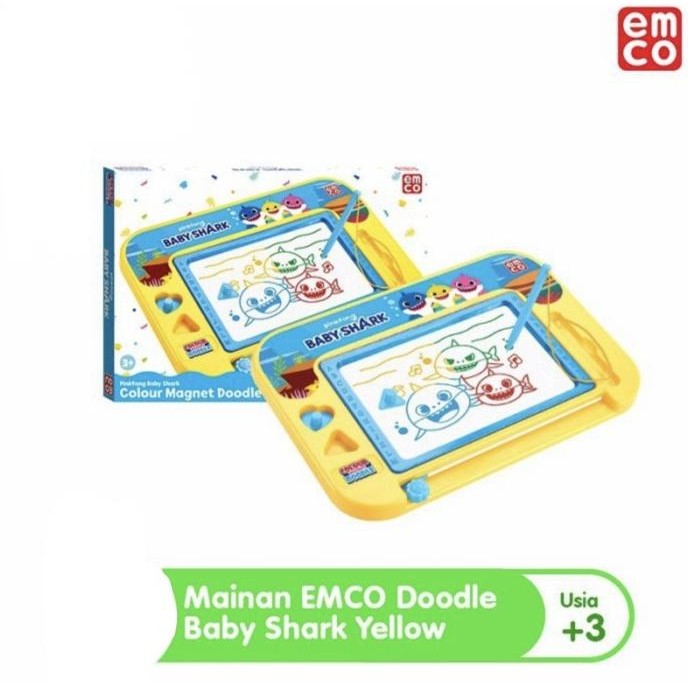 

Terlaris PINKFONG BABY SHARK MAGNETIC DOODLE BOARD COLOUR PAPAN TULIS MAGNET COD