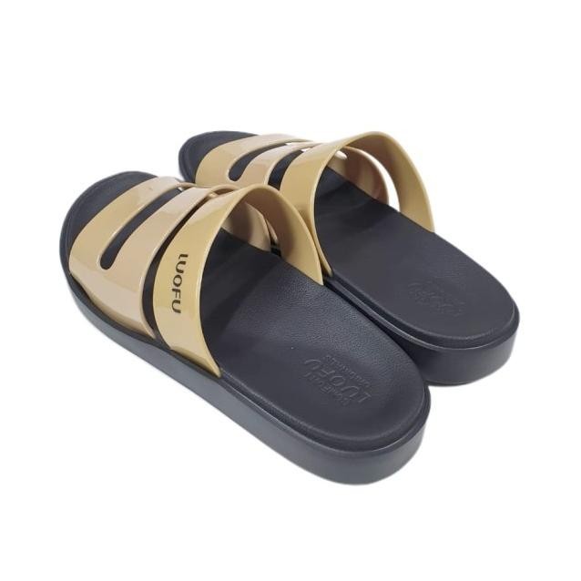 E6222E01Wk Luofu Jelly Sandal Karet Empuk Selop Wanita Cewek