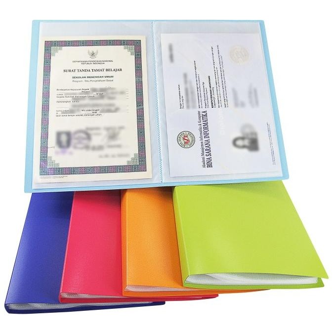 

EAGLE FILES CLEAR HOLDER DOKUMEN KEEPER DISPLAY BOOK MAP F4 100 PCKT