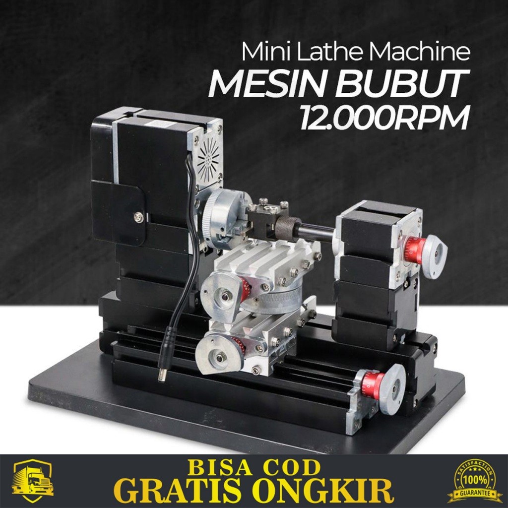 MESIN BUBUT PERKAKAS MINI PORTABLE KAYU ADAPTOR SOCKET HOLDER BAUT