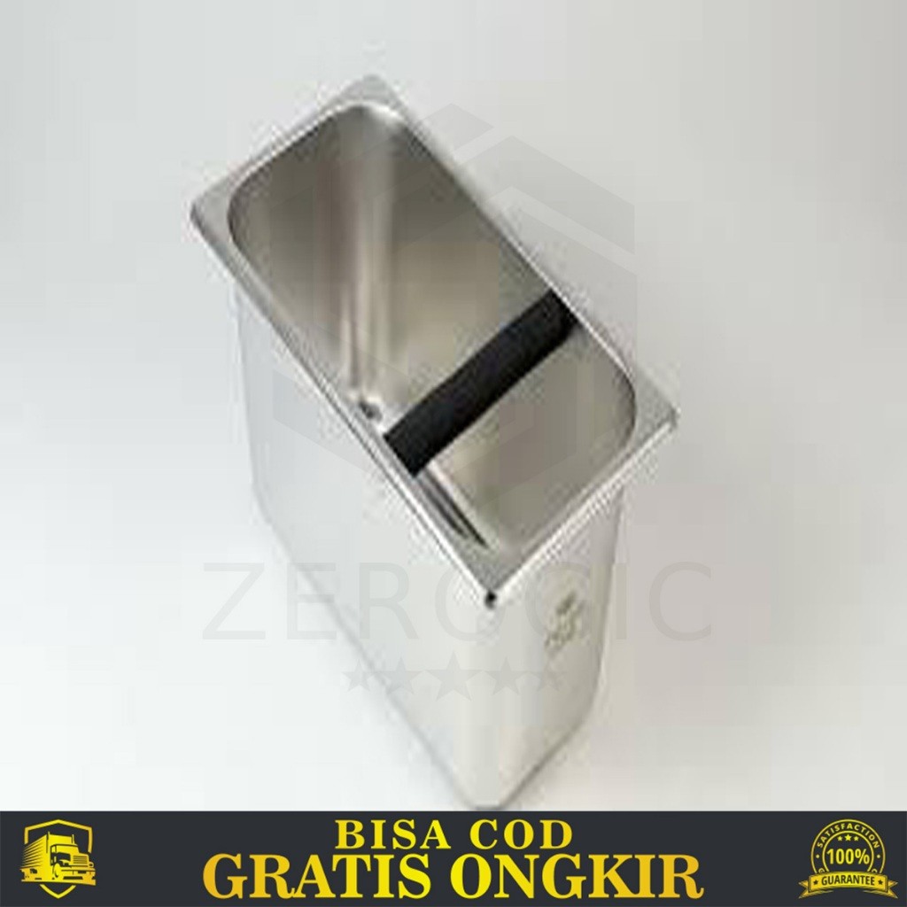WADAH AMPAS KOPI PERALATAN COFFEE STIK KARET CONTAINER TRANSPARANT