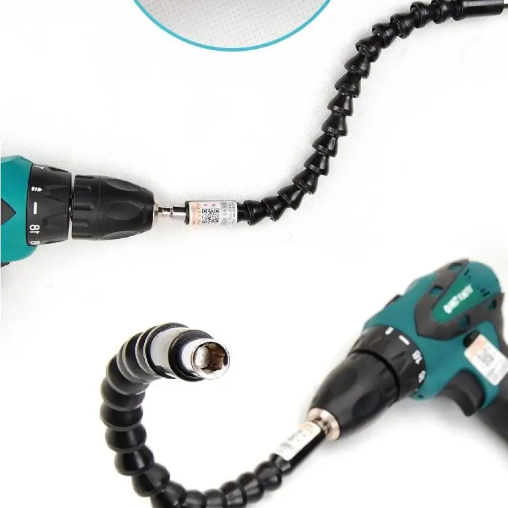 

- ESCROW Selang Kawat Fleksibel Obeng Bor Screwdriver Extension 29.5cm - DT-628 -