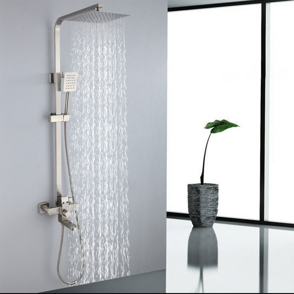 

- KEMAN Shower Mandi Set Portable Lifting Top Stainless Steel 304 - KM-8 -