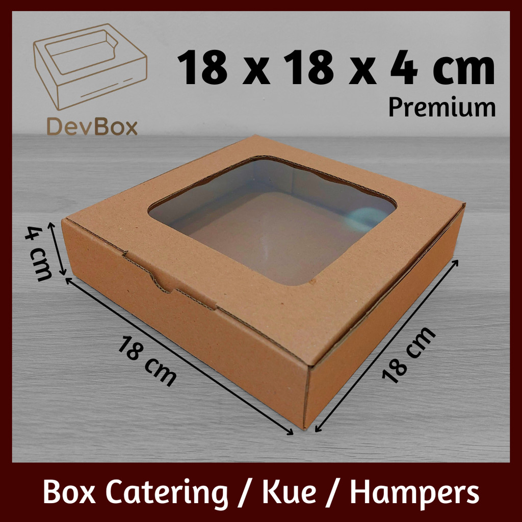 

Kardus Mika 18 x 18 x 4 cm | Kotak Makanan, Catering, Kue, Hampers, Hadiah | Model Pizza Tanpa Lakban