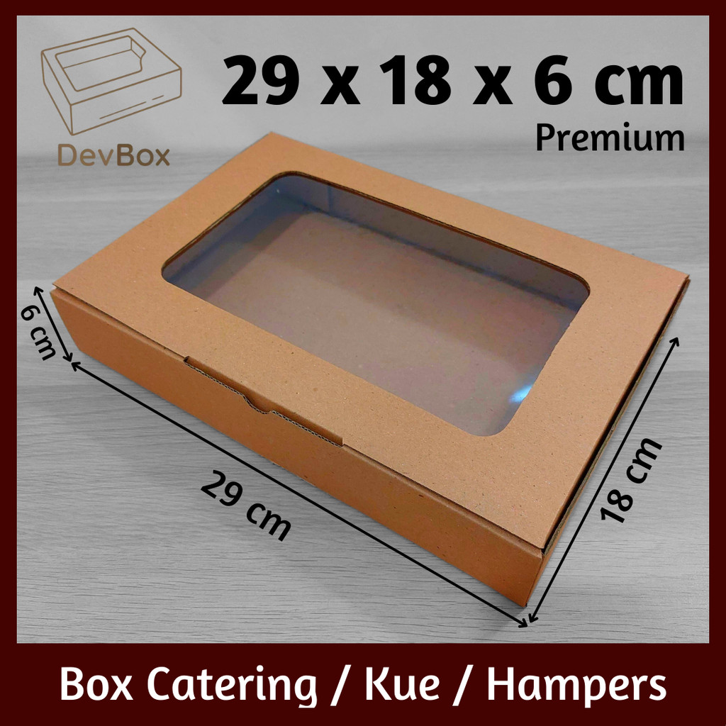 

Kardus Mika 29 x 18 x 6 cm | Kotak Makanan, Catering, Kue, Hampers, Hadiah | Model Pizza Tanpa Lakban