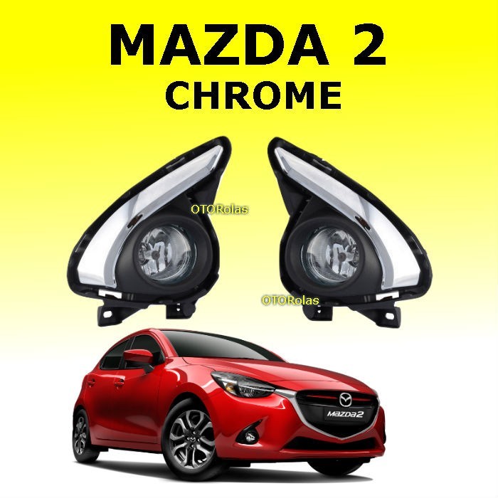 Terlaris Foglamp Mazda 2 Skyactiv 2015 2016 Fog Lamp Lampu Kabut bumper bemper SALE