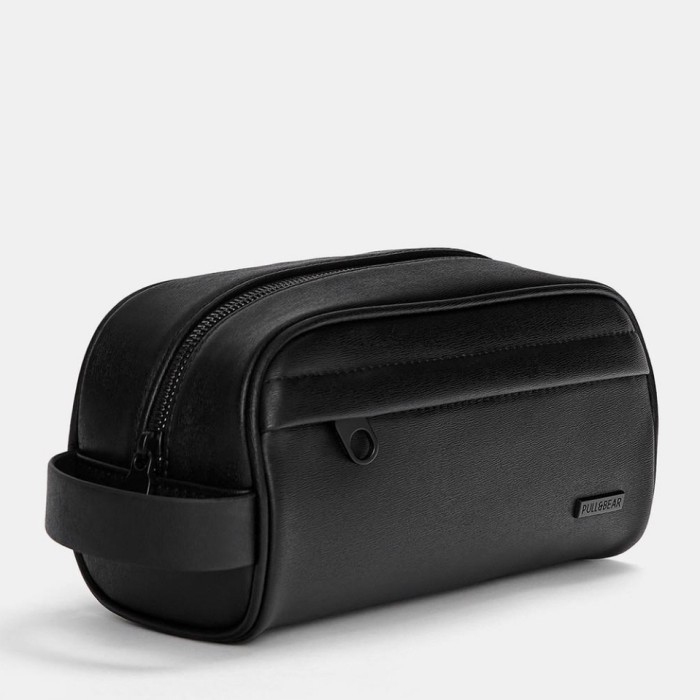 Pouch bag Pull and Bear Clutch Pria Original Hitam