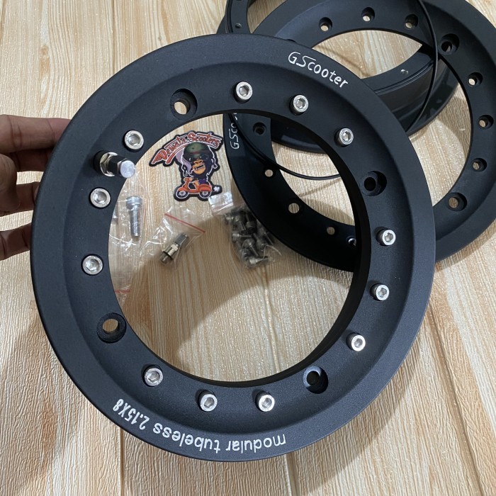 Velg Tubeless Ring 8 Gscooter Modular Vespa Ps Super