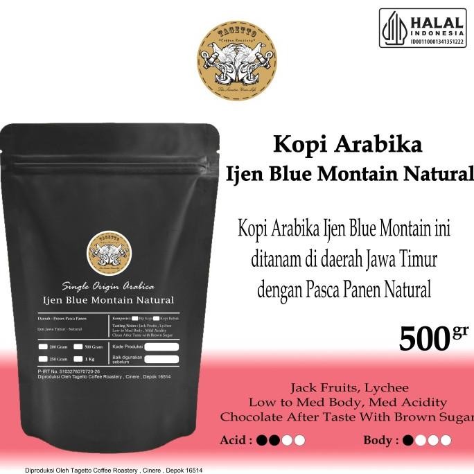 

BLUE- KOPI ARABIKA IJEN BLUE MOUNTAIN NATURAL 500GR BIJI DAN BUBUK