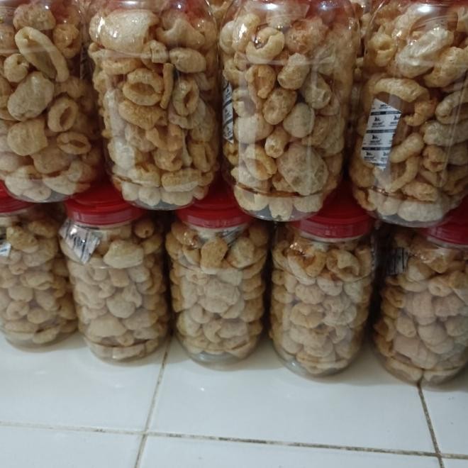 

Kerupuk Kulit Babi Alitas Tanpa Bumbu Toples2Ltr