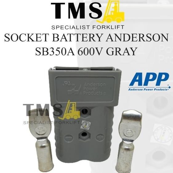 socket - SOCKET ANDERSON SB350A - GRAY / ANDERSON SB 350A GRAY FOR FORKLIFT