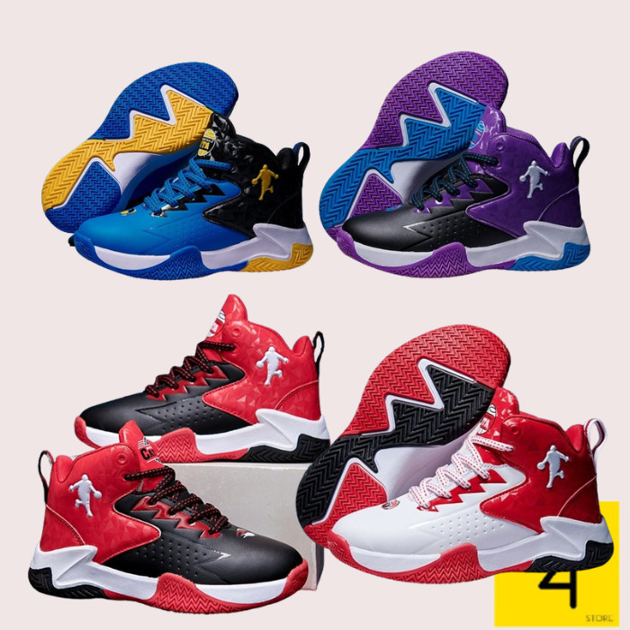 Sepatu olahraga basket anak anak laki perempuan ukuran lengkap 31 32 33 34 35 36 37 38 39 40