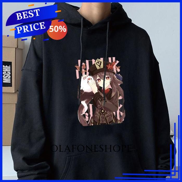 GENSHIN IMPACT KAWAII HOODIE AESTHETIC HU TAO ZONGLI DILUC XIAO ZHAN KEQING HU TAO BY OLAFONESHOPE H