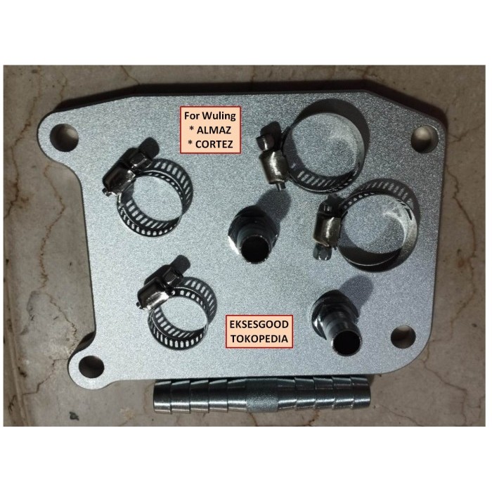 ADAPTOR CVT COOLER : WULING ALMAZ , CORTEZ , ALVEZ