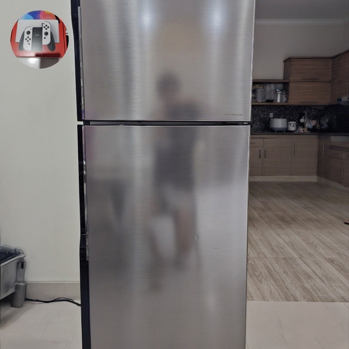 HITACHI KULKAS 2 PINTU INVERTER (R-H24PGD7) BRILLIANT SILVER (SECOND)