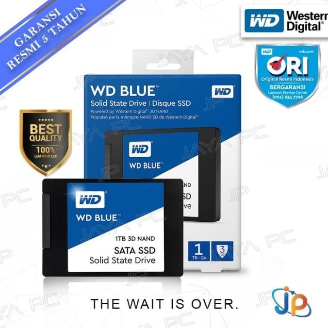 

BLUE- WD BLUE SSD 3D NAND 1TB SATA 3 - WDC BLUE 3D 1 TB 2.5