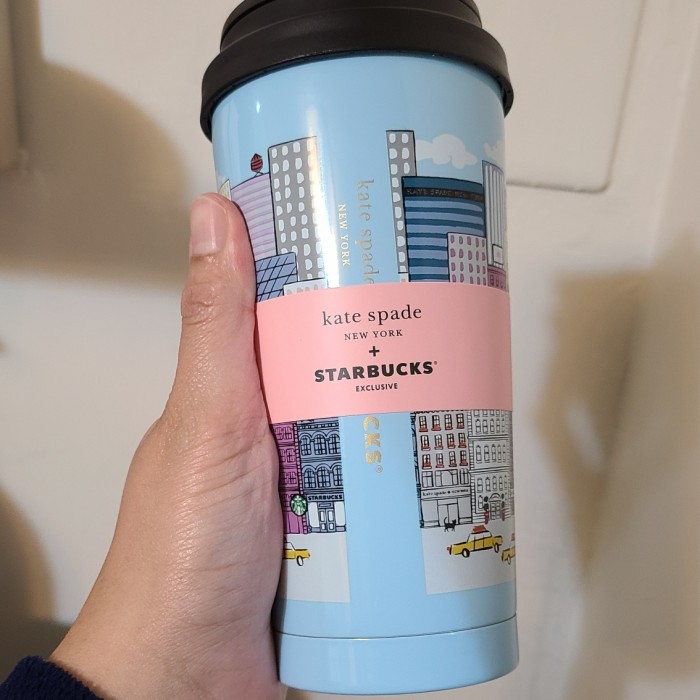 TUMBLER STARBUCKS X KATE SPADE CITY VIEW ELMA STAINLESS STEEL 16OZ