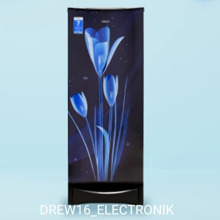 KULKAS 1 PINTU SANYO AQUA D190 - LB NEW DESIGN LOW WATT